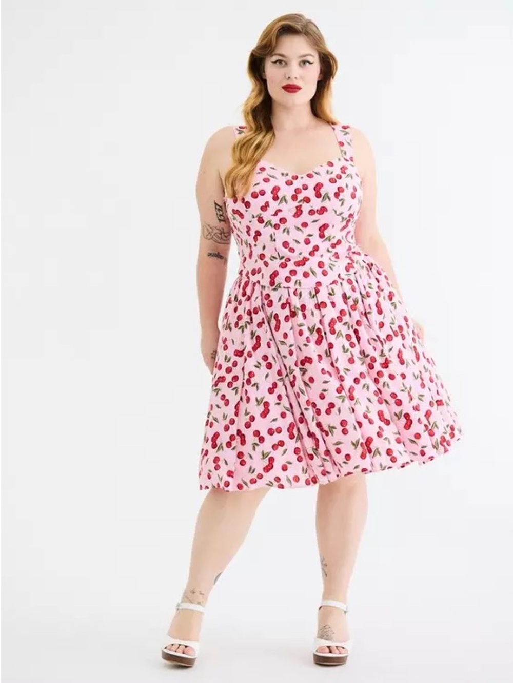 Retro Chic 🍒 Midi Skirt - Picture 8 of 9